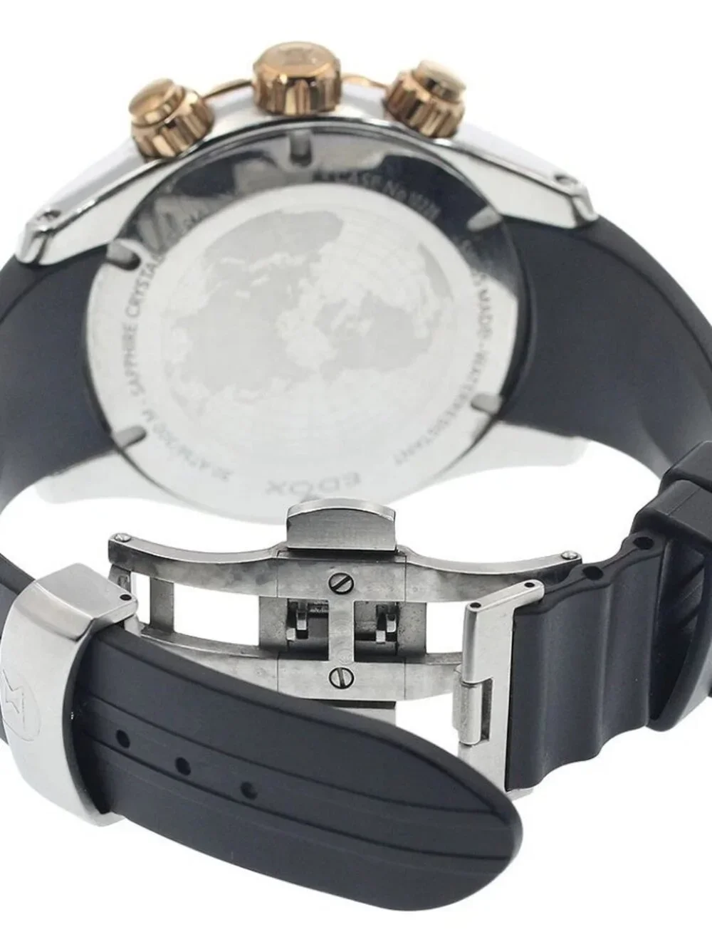EDOX Grand Ocean 10226-357RCA-NIR Chronograph black Dial Quartz Men's